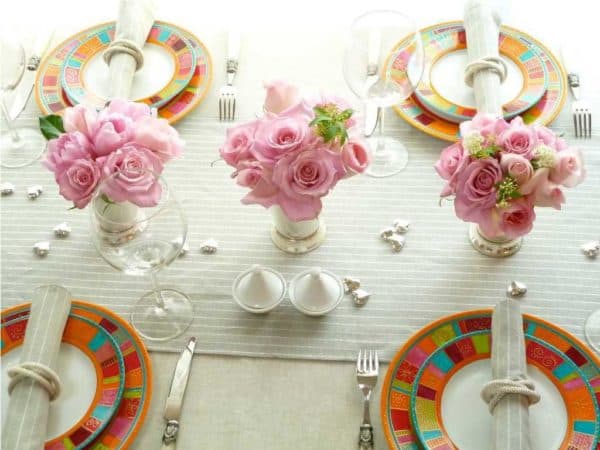 table setting at home