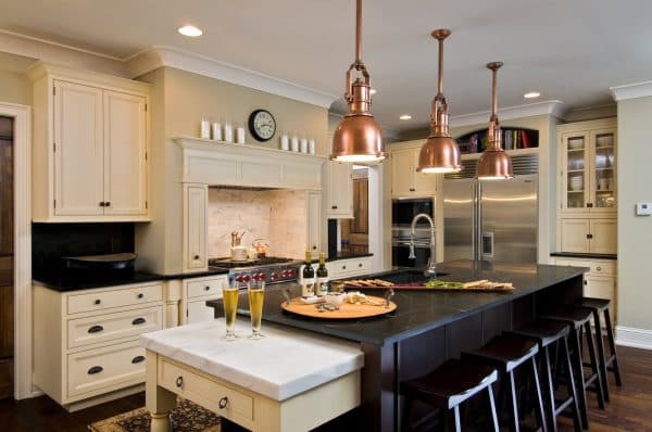 stylistic chandeliers for the kitchen