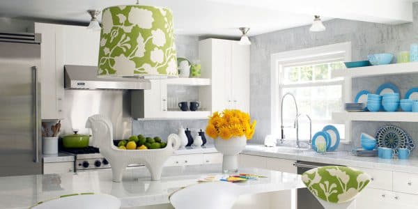 design ideas for the kitchen stylized floral image