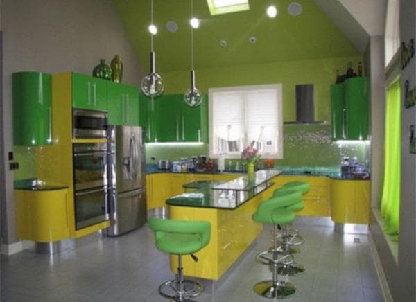 color combination in the kitchen