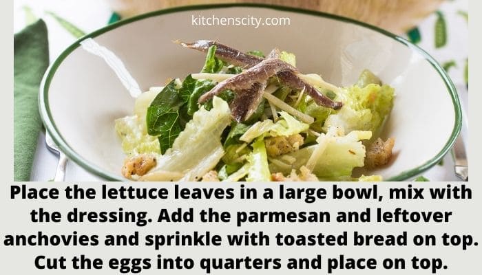 Classic Caesar Salad With Anchovies