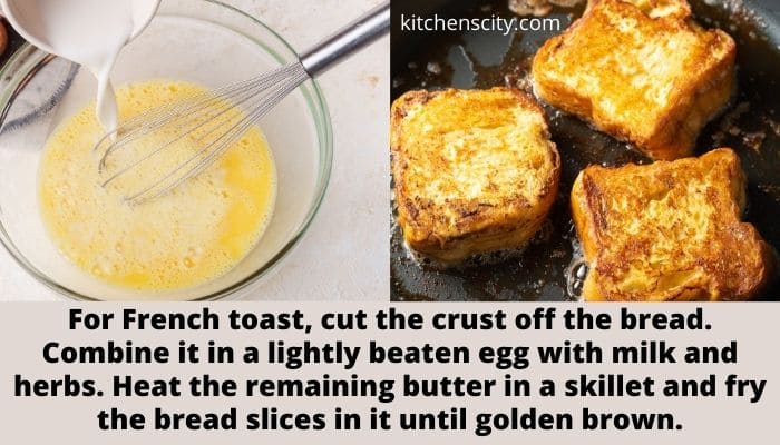 Caesar Salad With French Toast