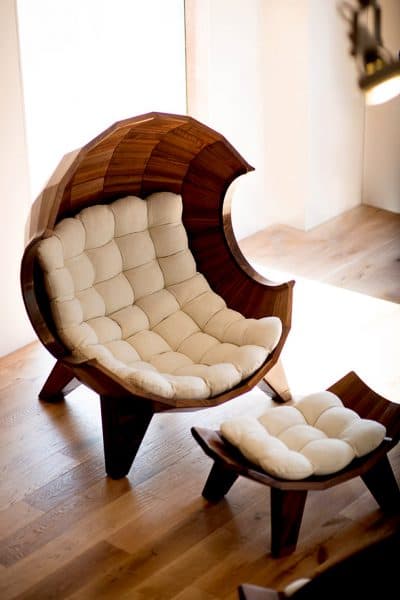 stylish shell kitchen chair