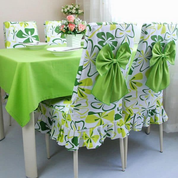 stylish kitchen chair with printed capes
