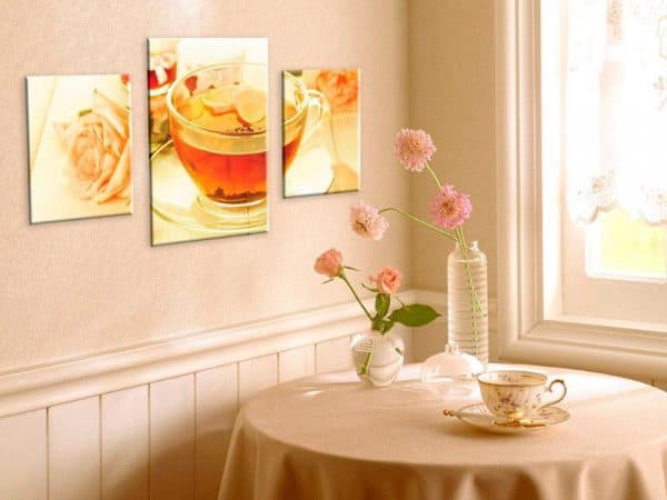 modern paintings in the kitchen where to hang