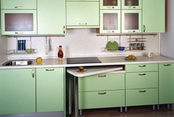 how to furnish a small kitchen